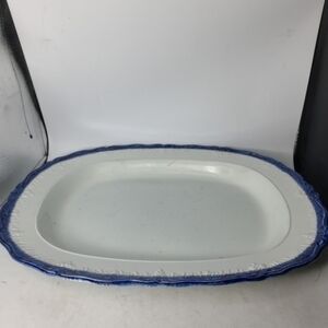 Ironstone‎ Leeds feather edge c 1840 platter